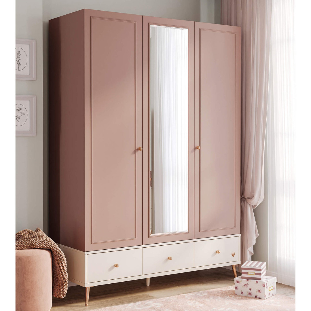 Kleiderschrank Elegance 3-türig mit Spiegel 3