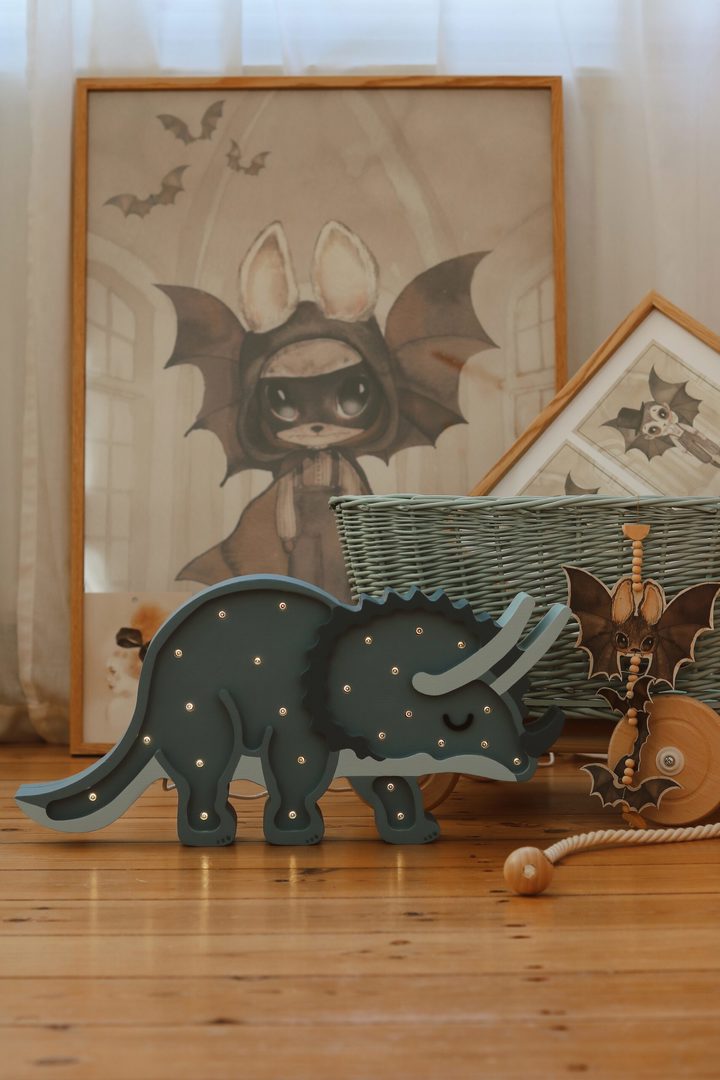 Nachtlampe Dino Triceratops 3