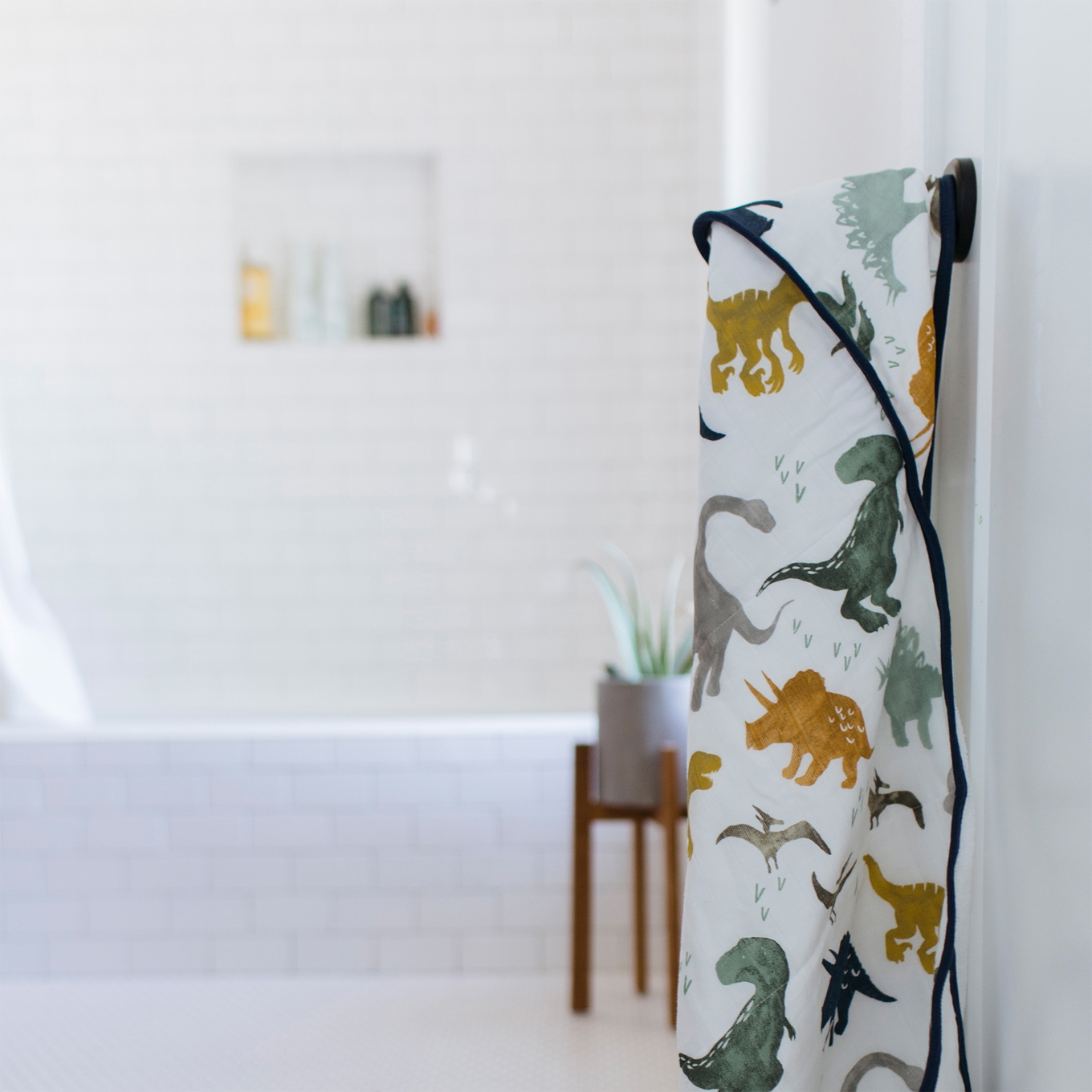 Kapuzenhandtuch Dino Friends 3