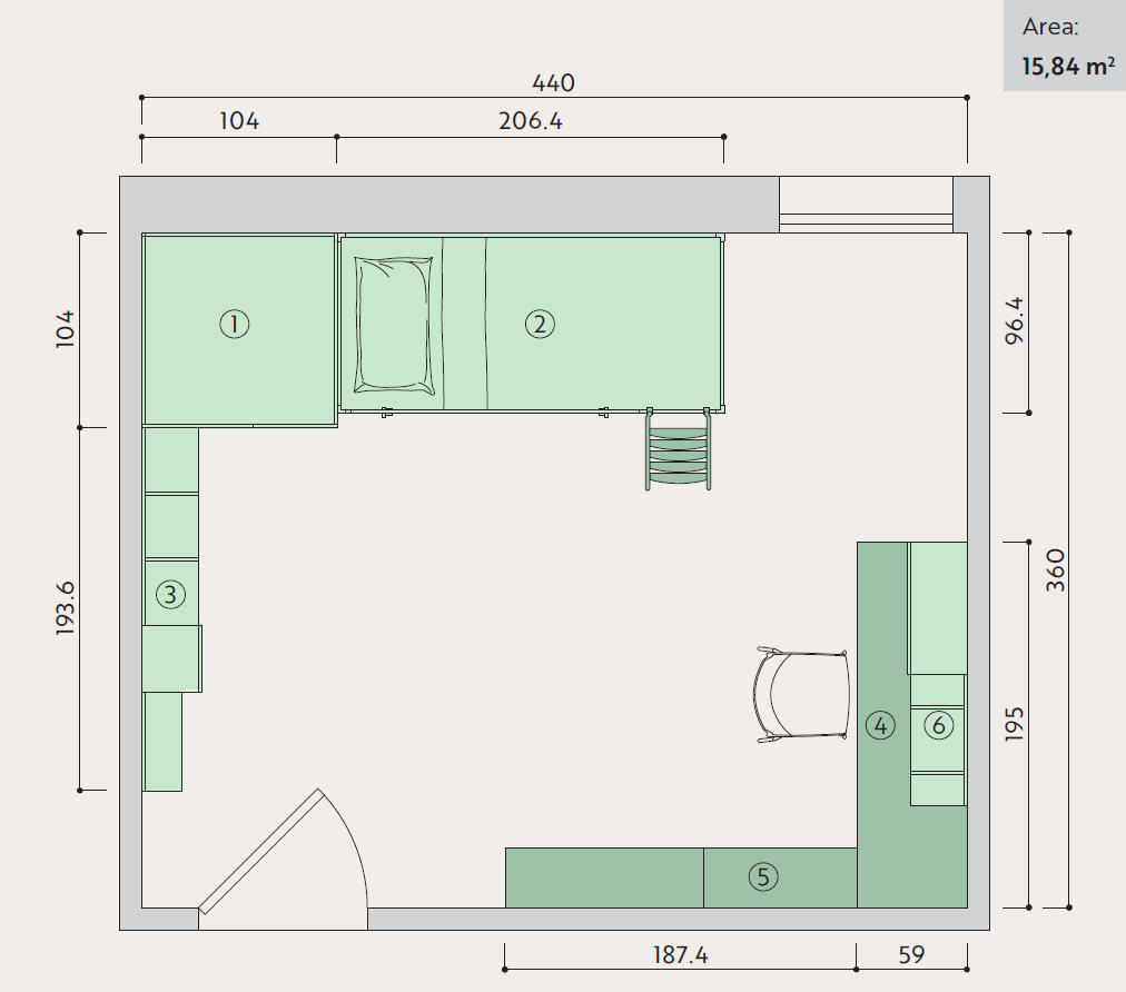 Kinderzimmer Bloom Forest Set 10