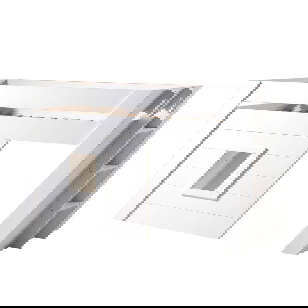 Halbhohes Bett Noah inkl. Vorhang Set 6