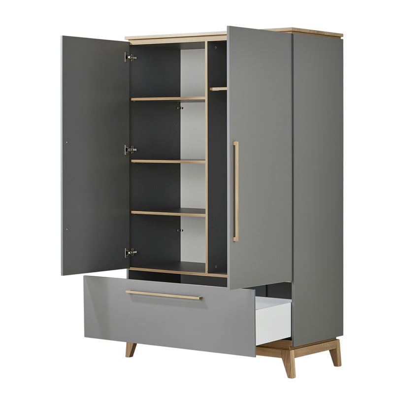Kleiderschrank Sten 2-türig 4