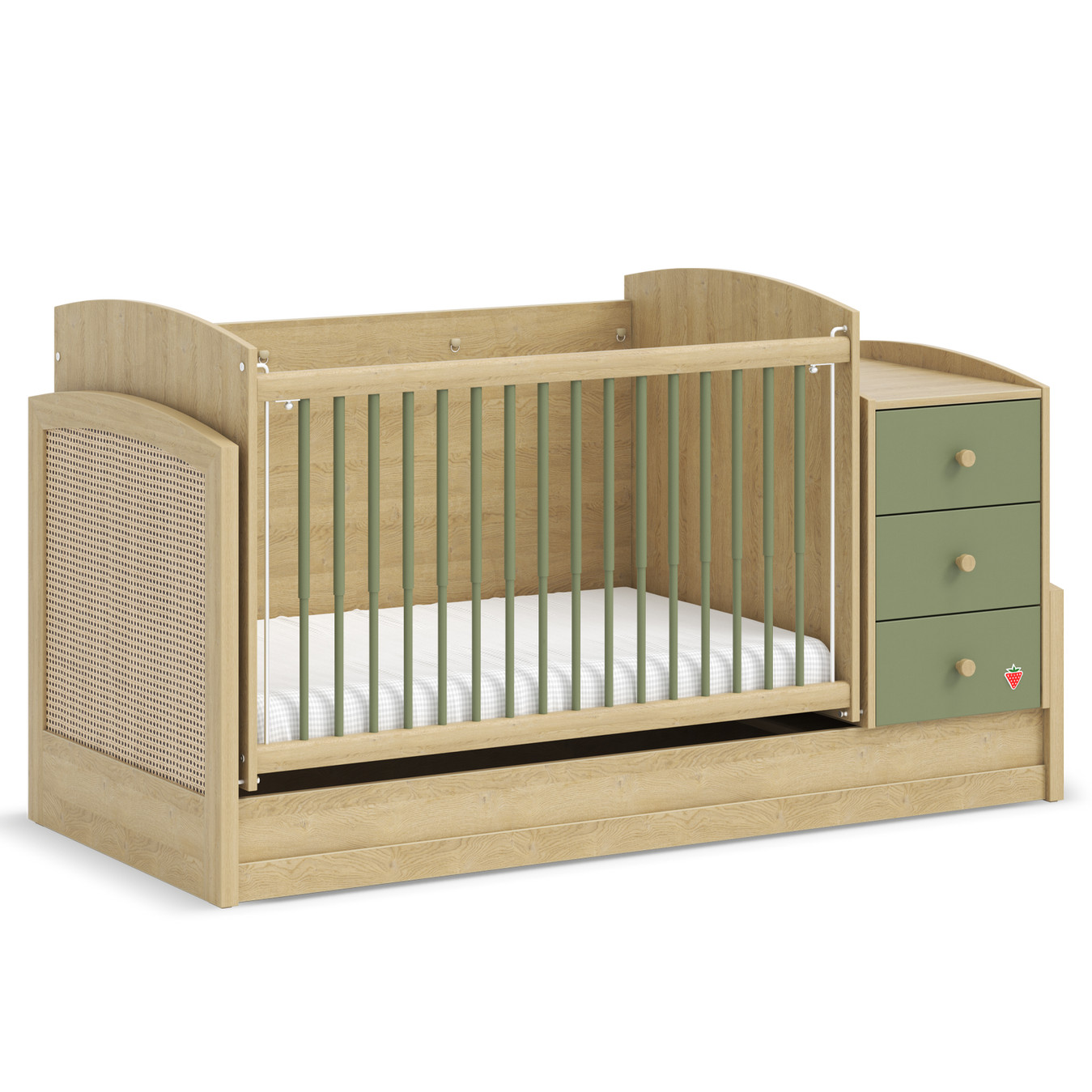 Babybett Loof Umbaubar Klein