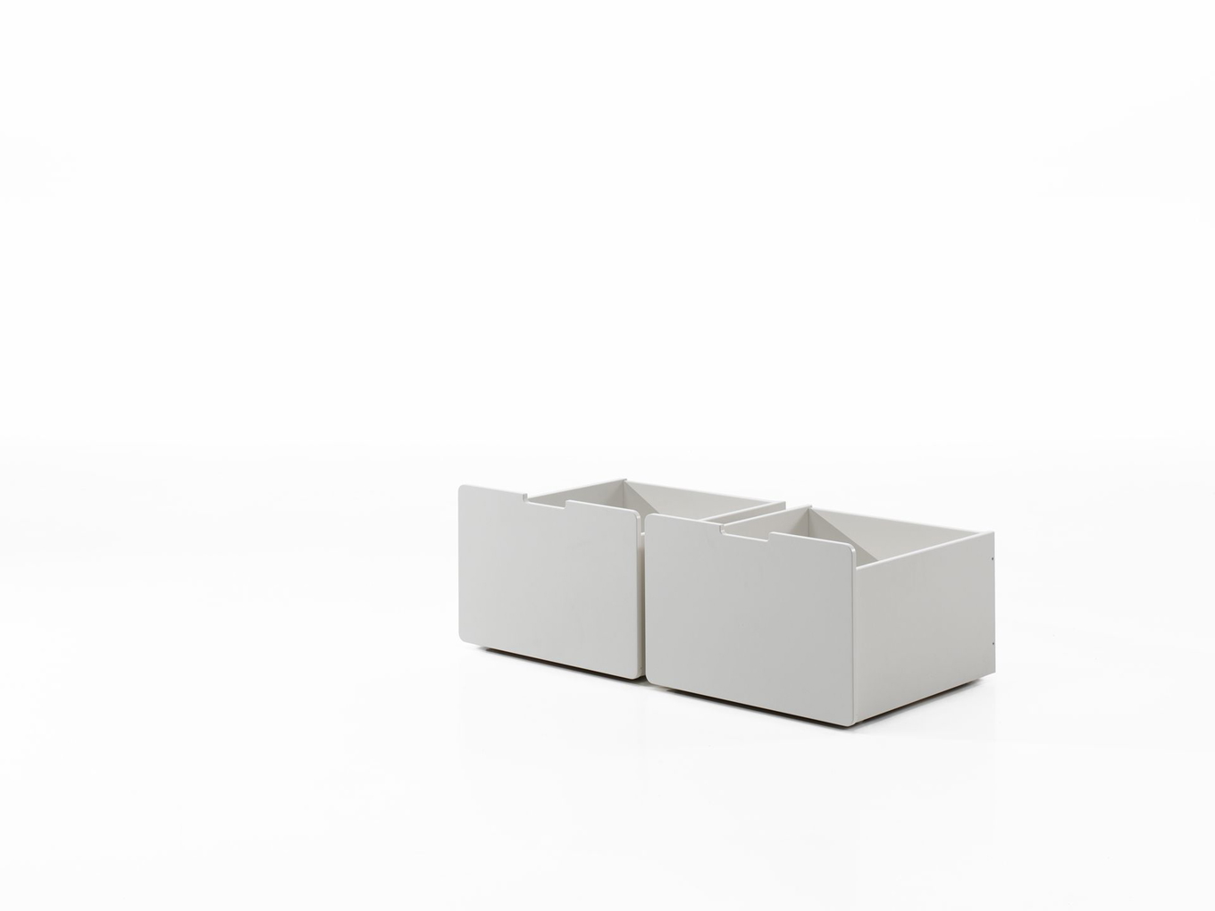 Bett Pino mit Rutsche inkl. Hängeablage & Schubladen 2er-Set Weiss 6