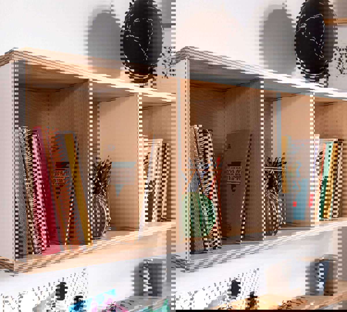 Wandregal Modera mit 4 Fächer 5