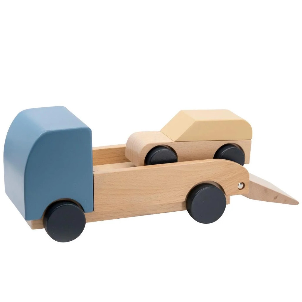 Spielzeug Autotransporter mit Auto 1