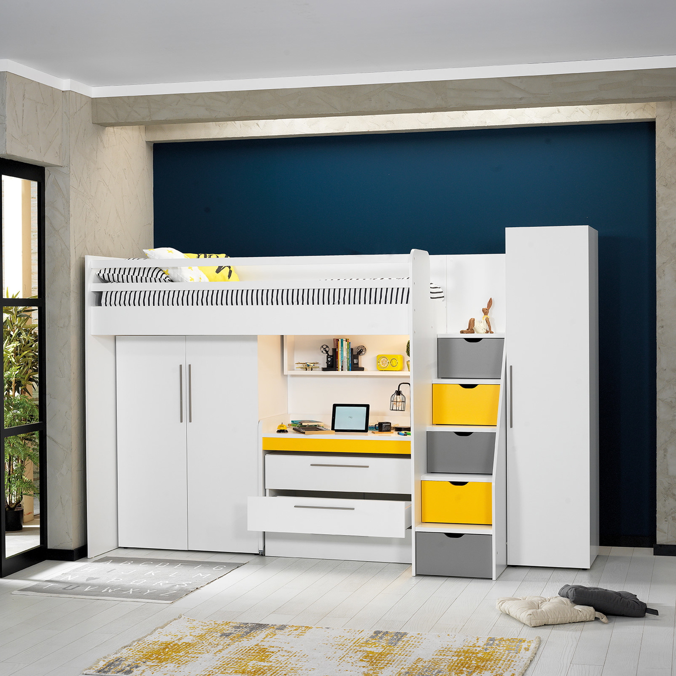 Hochbett Neo Set Gelb, Set 4 3