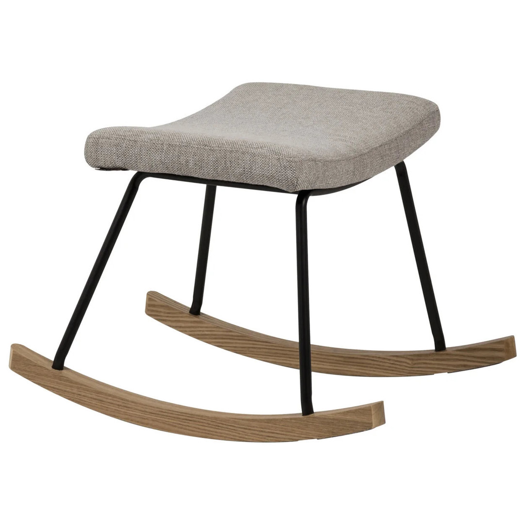 Hocker für Schaukelstuhl De Luxe Sand Grey 1