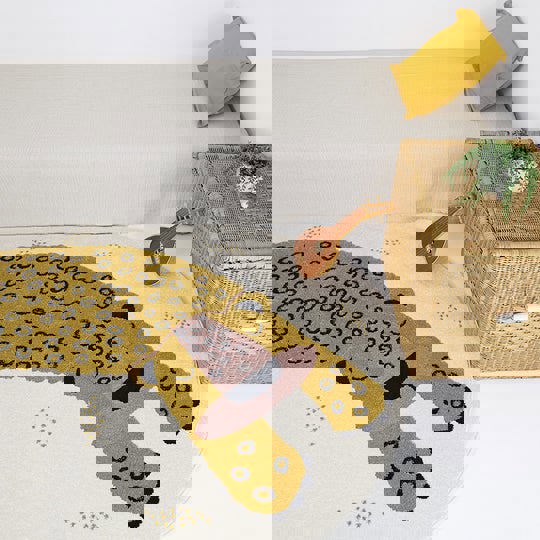 Teppich Kleo Leopard Gelb 3