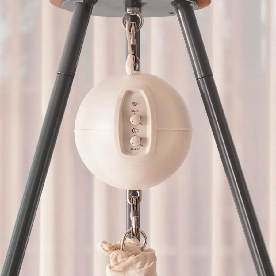 Babywiege Classic Bundle Connect Natur Grau 2