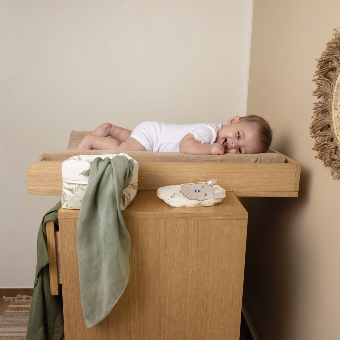 Gaze Spucktuch Uni Eucalyptus 4