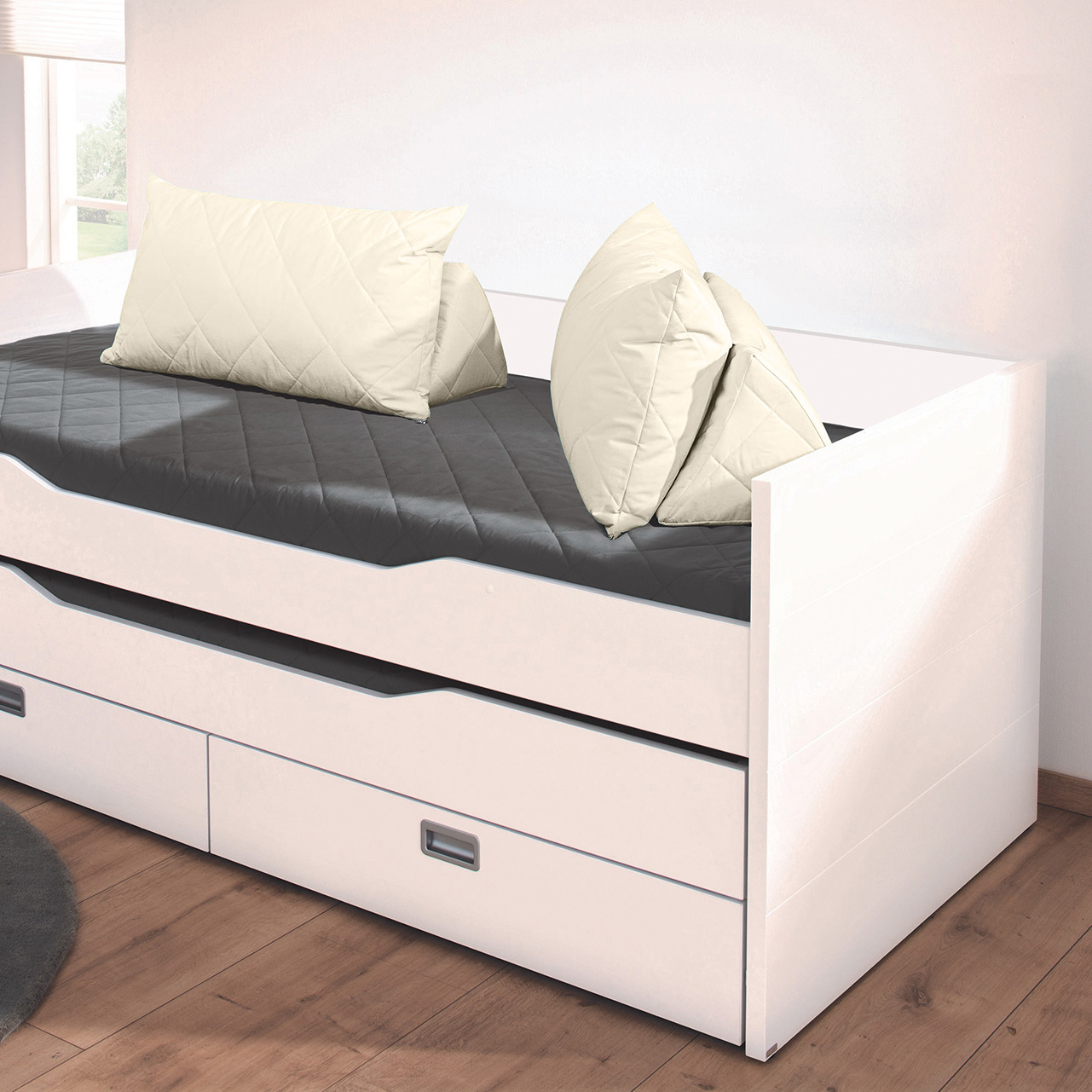 Chillkissen aus Baumwolle Beige