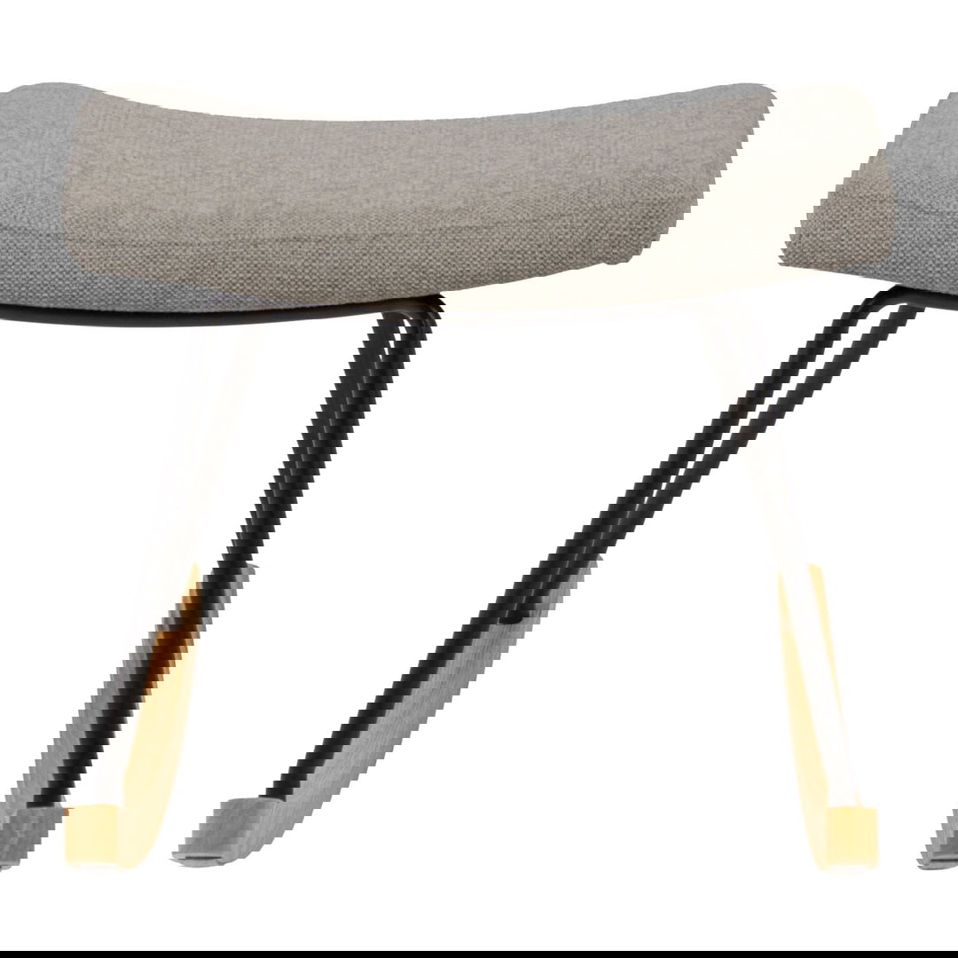 Hocker für Schaukelstuhl De Luxe Sand Grey 4