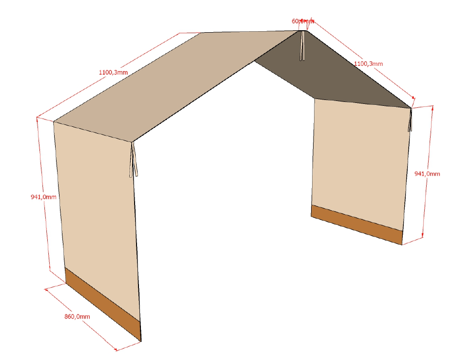 Hausbett Forrest 4-teilig Set 12