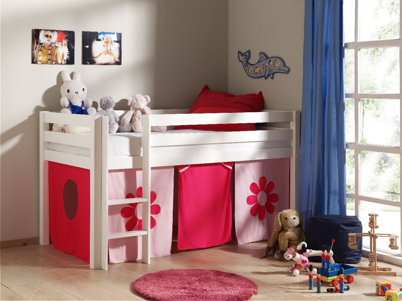Spielvorhang Pink Flower 4