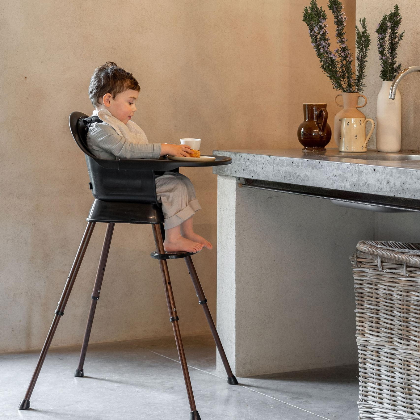 Hochstuhl Ultimo 3 Luxe Schwarz 3