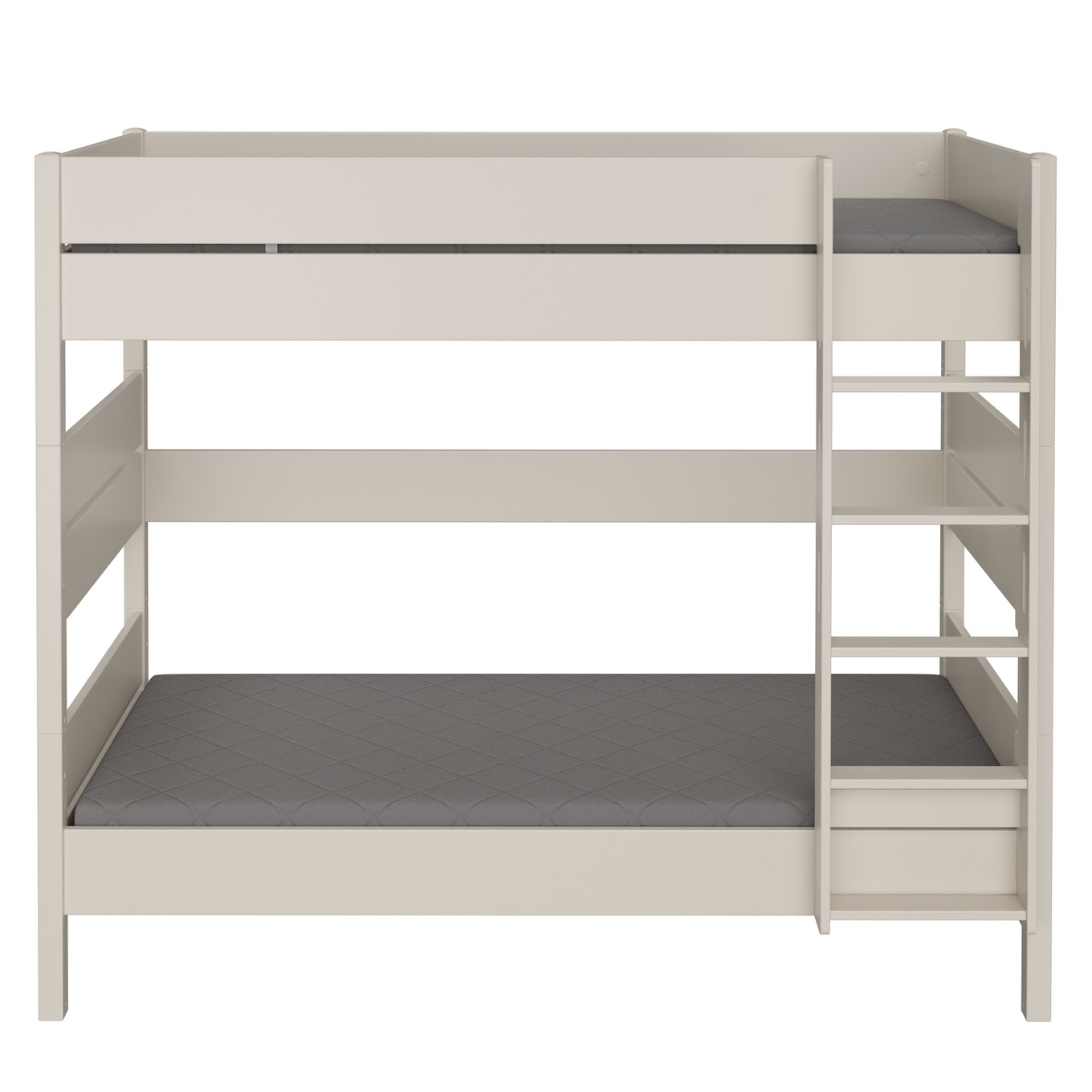 Hohes Etagenbett Tiago Beige, mit gerader Leiter, 90 x 200 cm 3