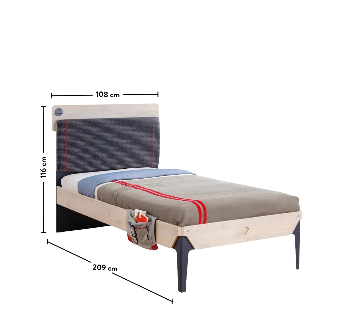 Bett Trio Line, 100 x 200 cm 5