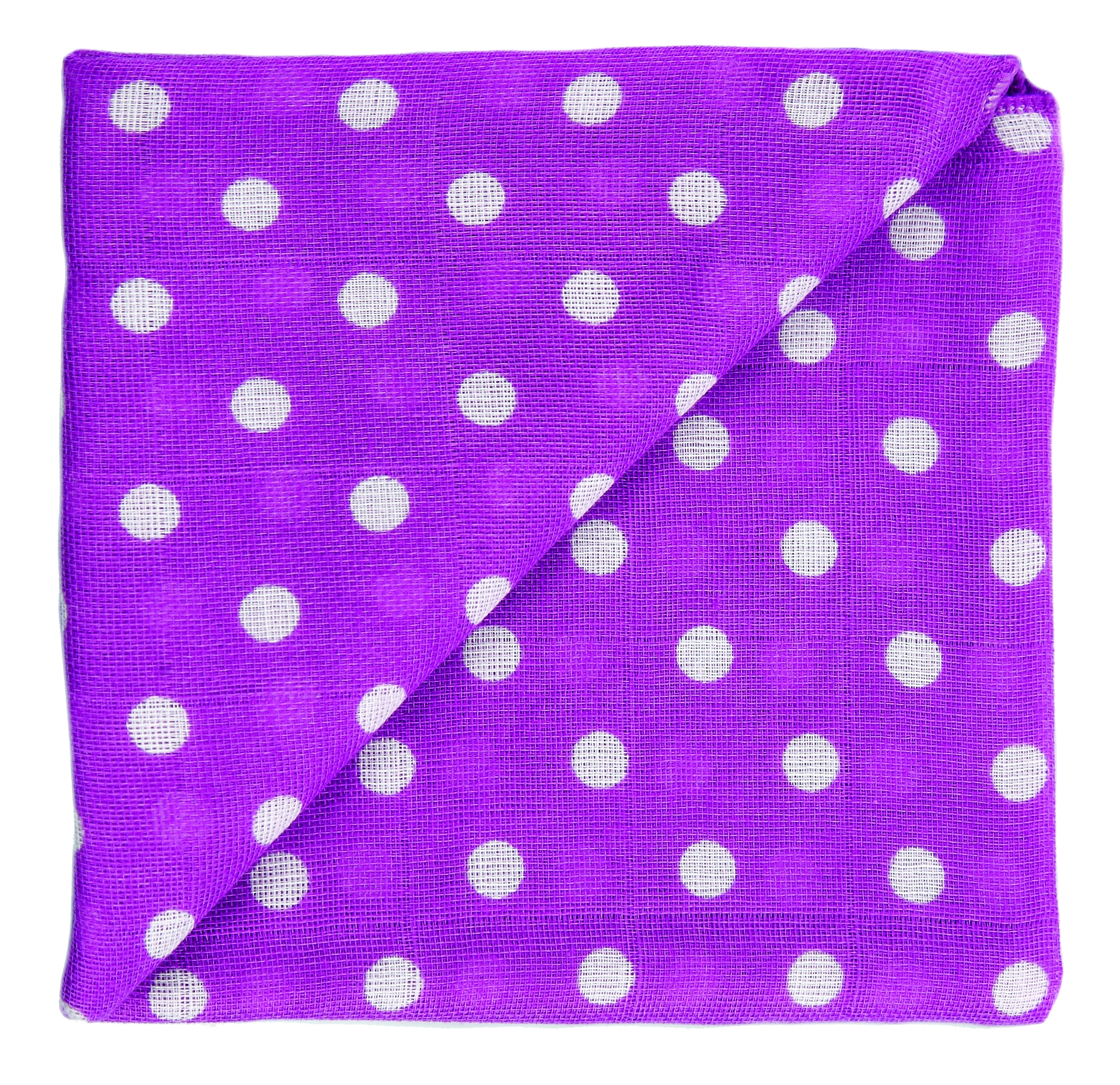 Gaze Spucktuch Purple Dots 1