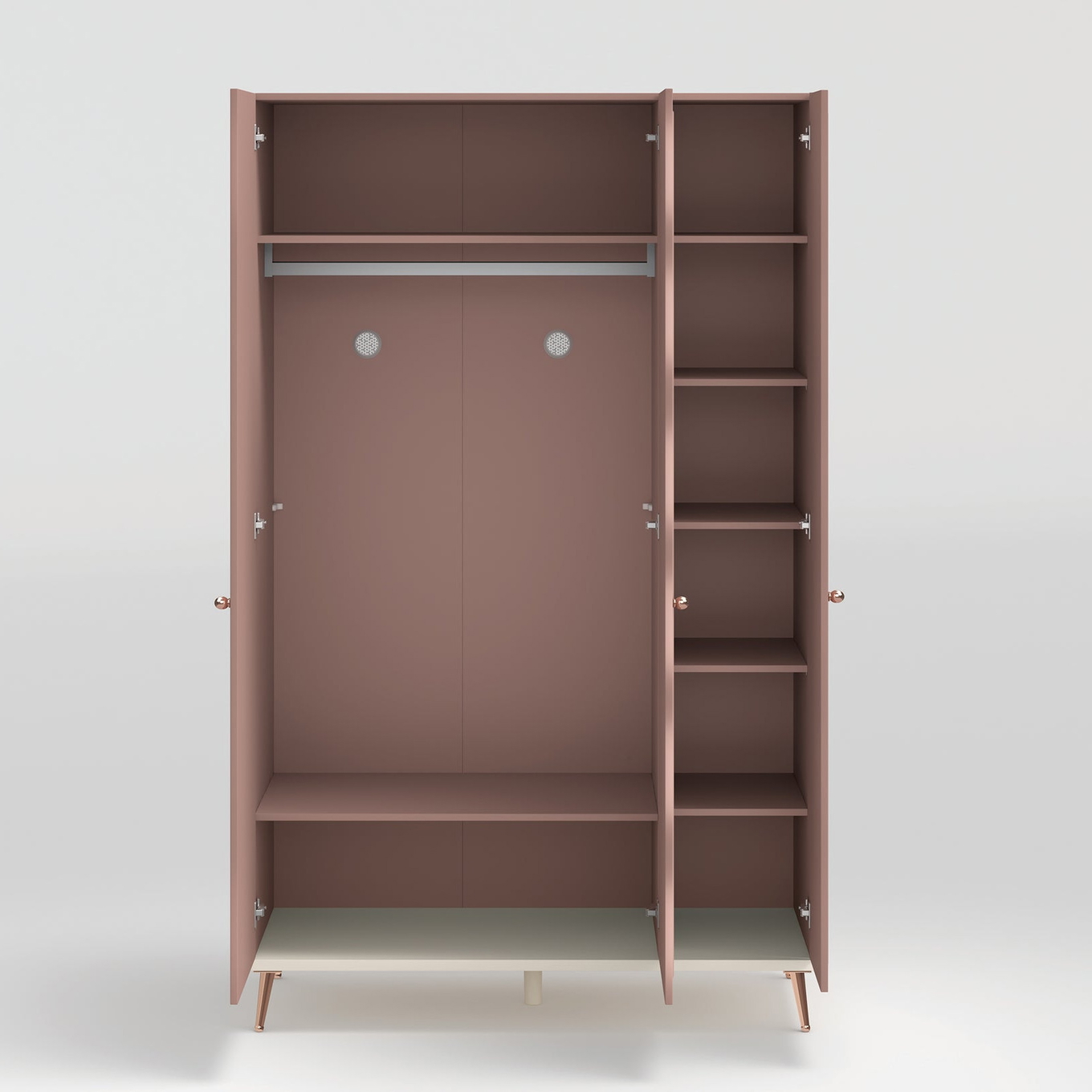 Kleiderschrank Elegance 3-türig 4