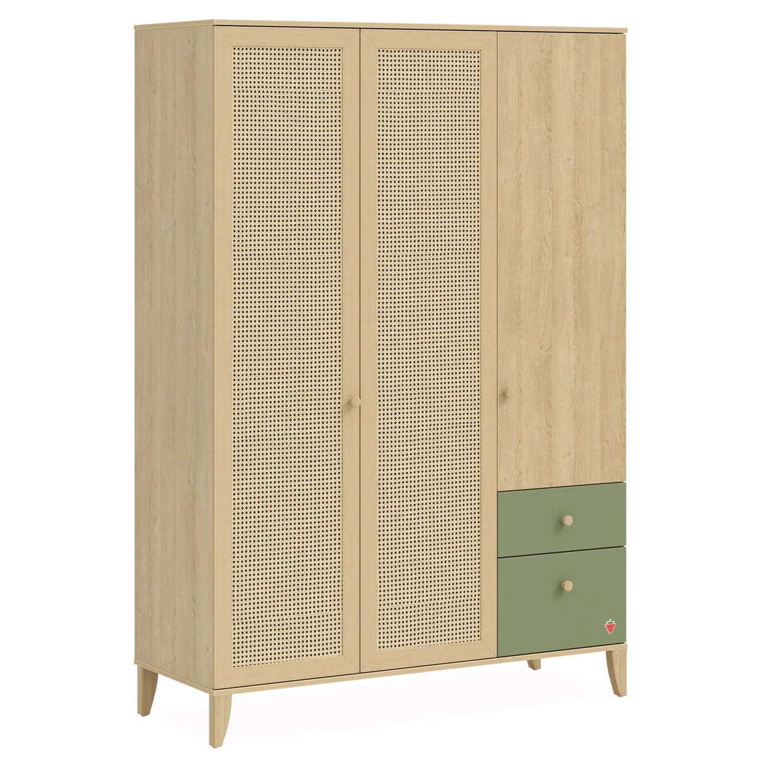Kleiderschrank Loof 3-türig