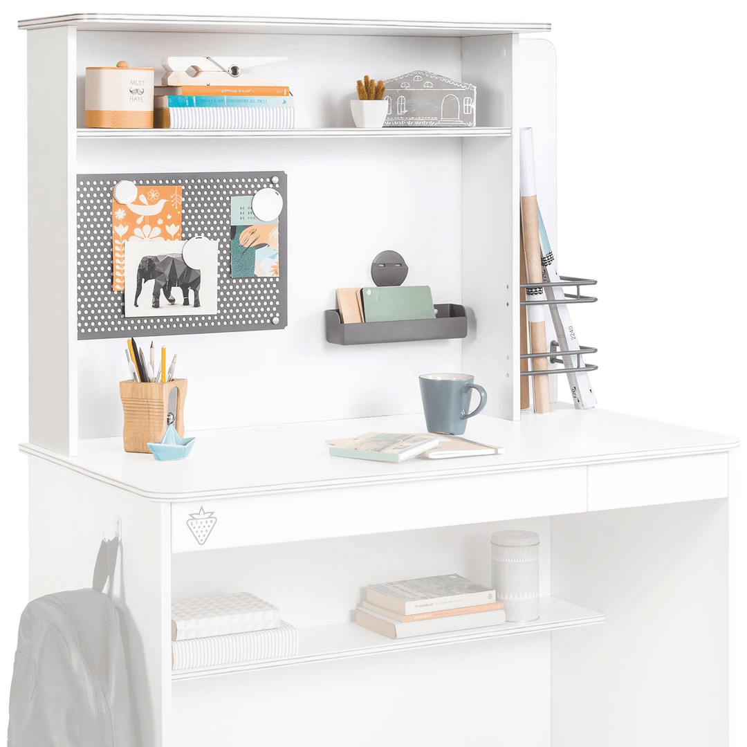 Schreibtischaufsatz White (schmal)