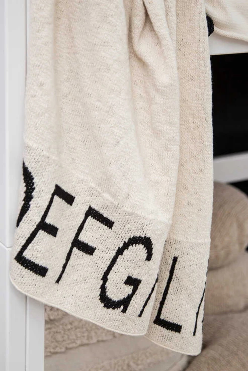Strickdecke ABC 4