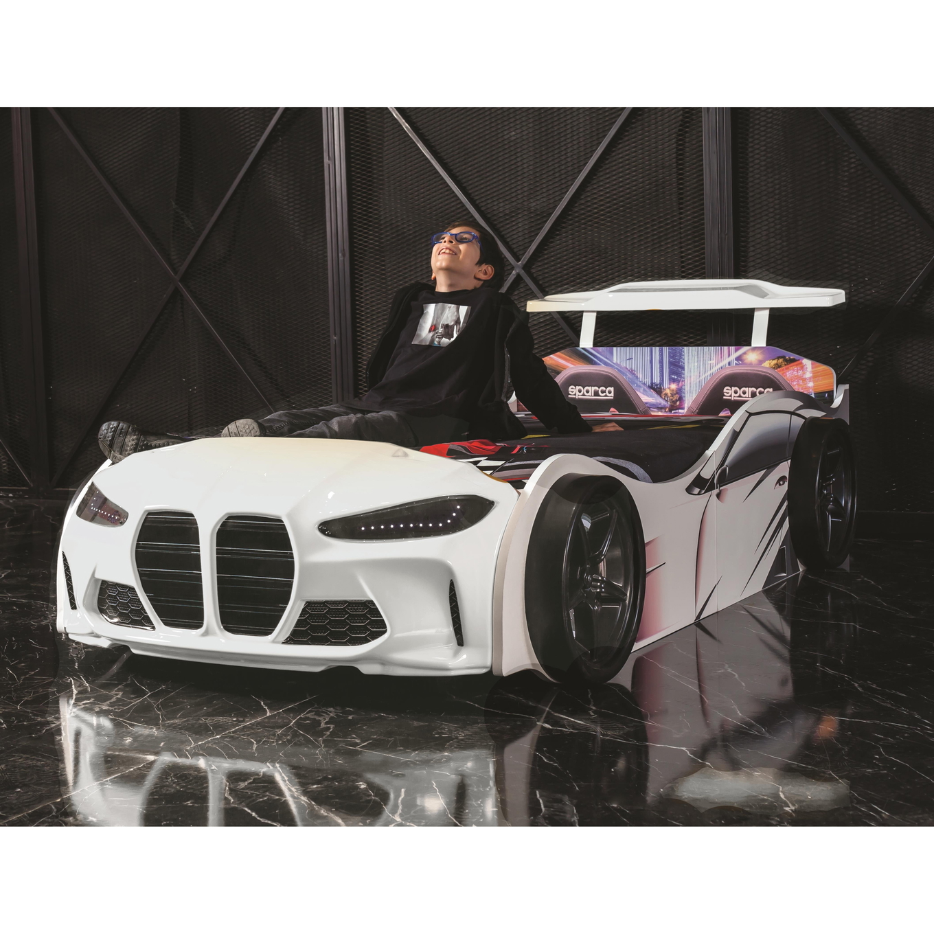 Autobett GT Racer Weiss 2