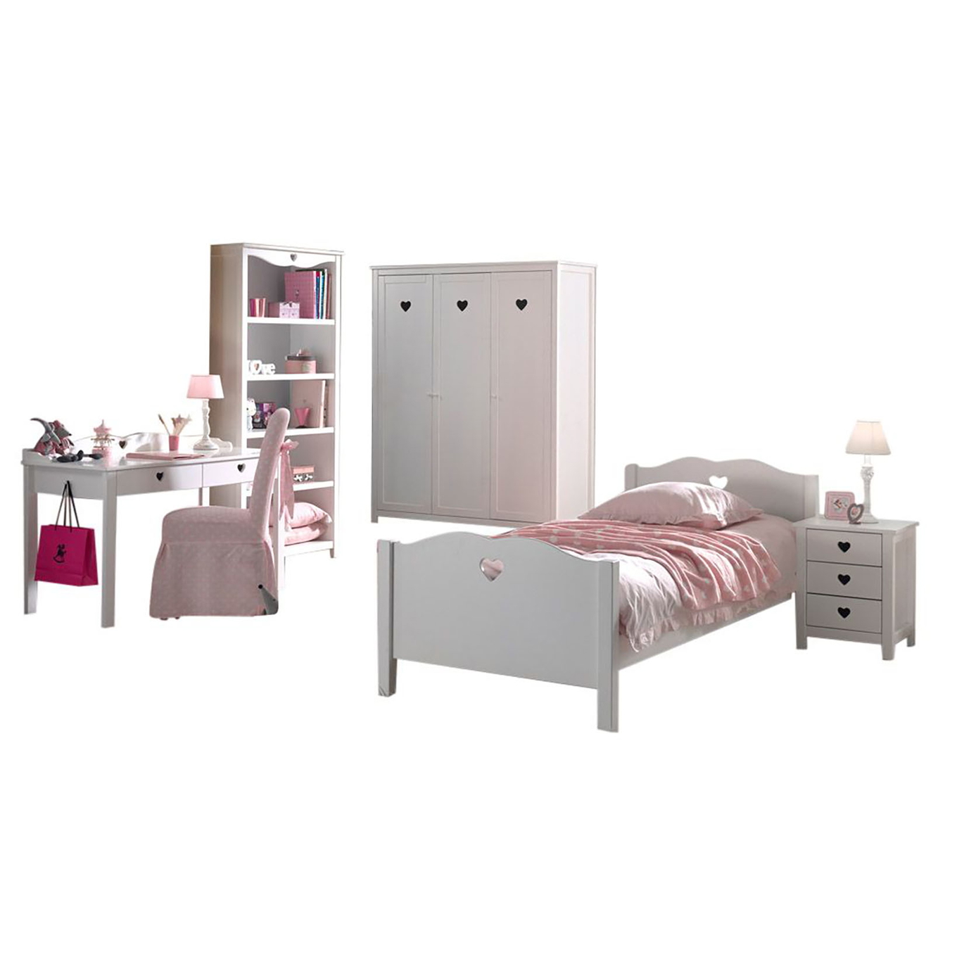 Kinderzimmer Amori 5-teilig Set