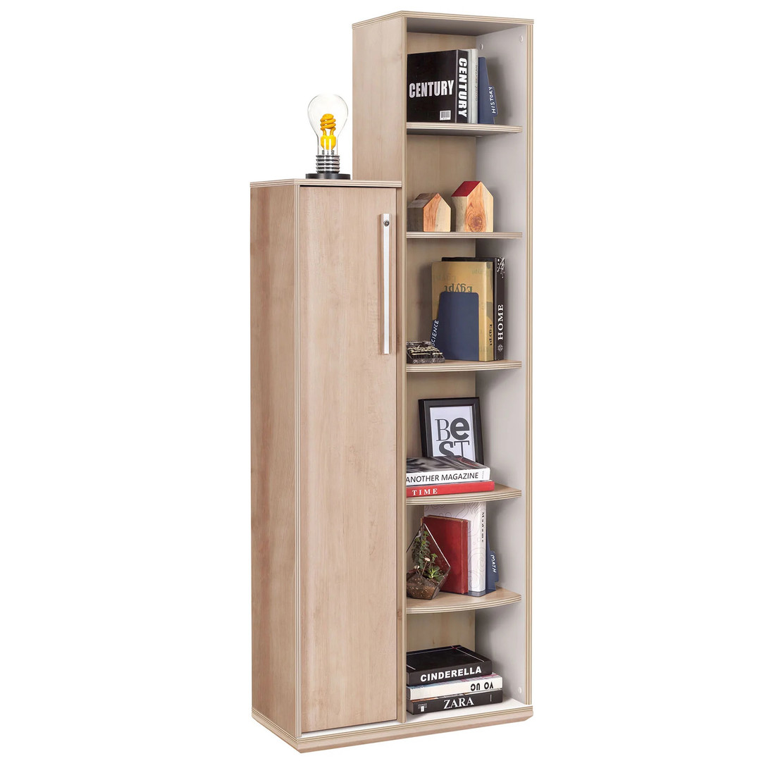 Bücherregal Duo mit Ablage