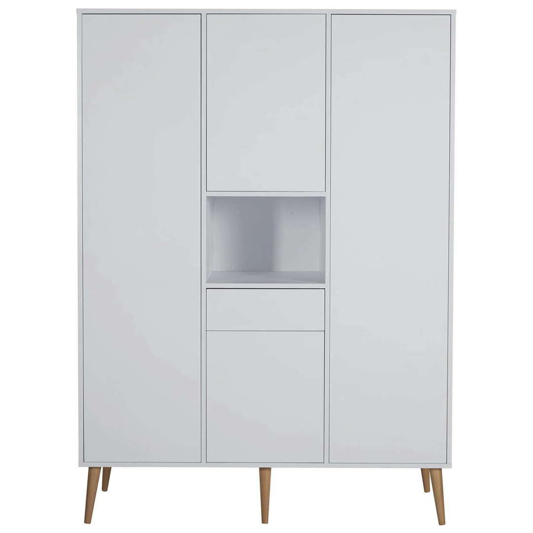 Kleiderschrank Cocoon Ice Weiss, 3-türig