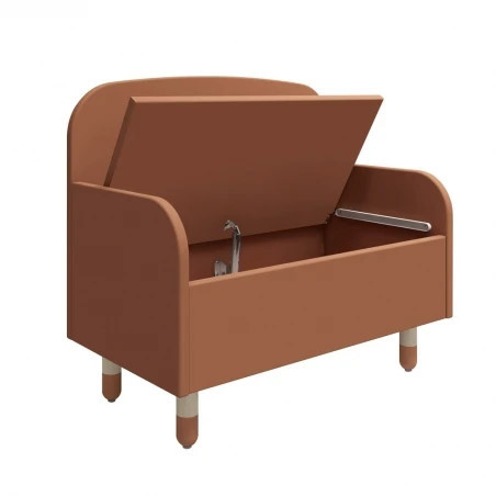 Sitzbank mit Stauraum Dots Rotviolett 4