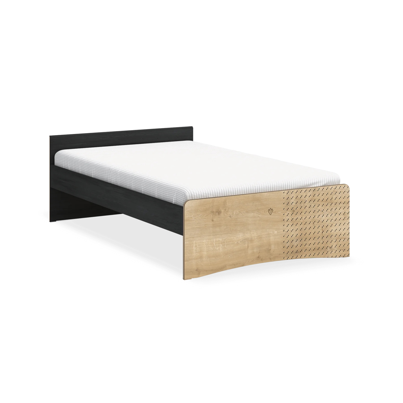 Bett Black ohne Kopfteil Standard, 120 x 200 cm 1