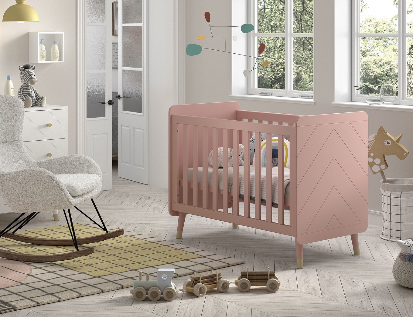 Babybett Billy Rosa 3