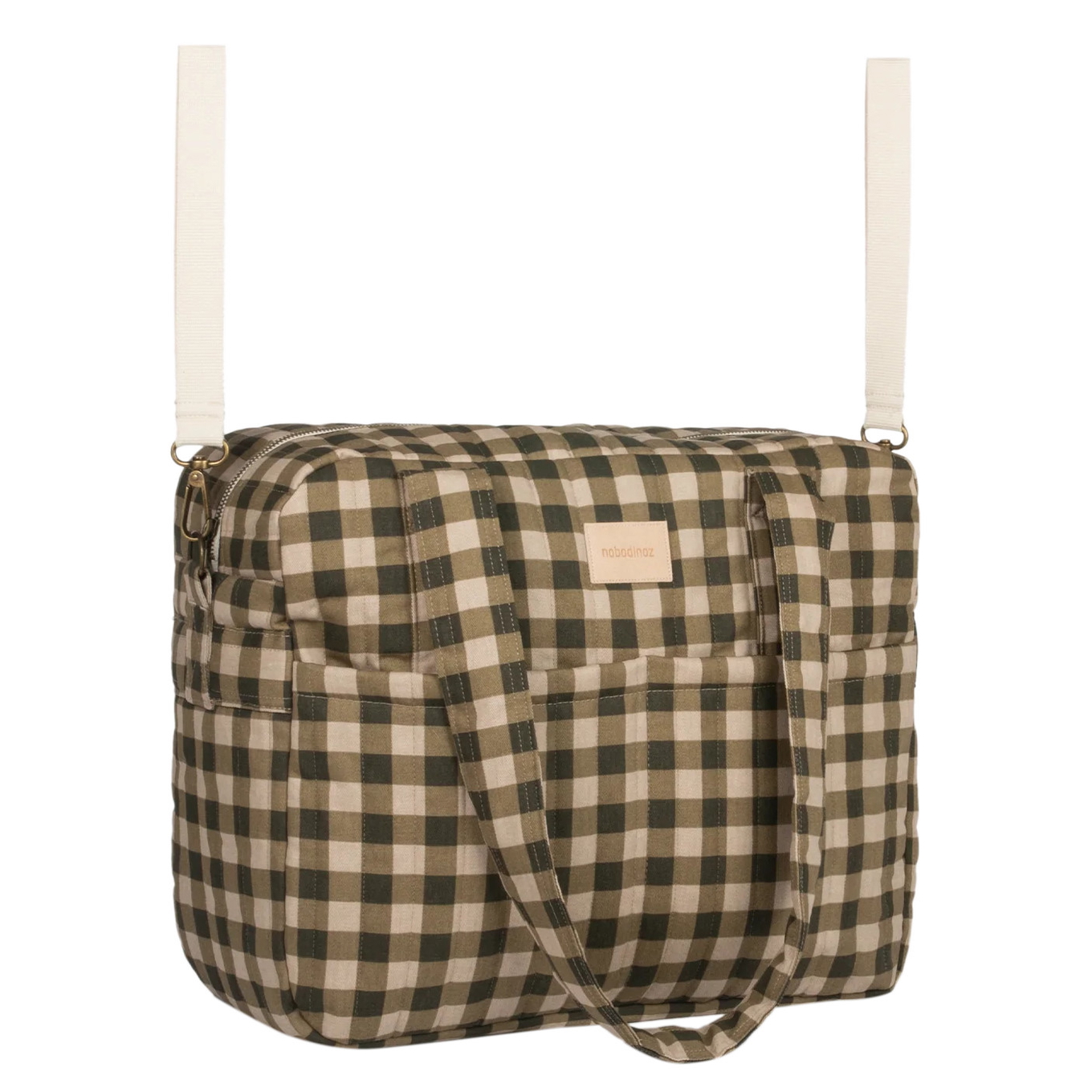 Wickeltasche Hyde Park Green Checks 6