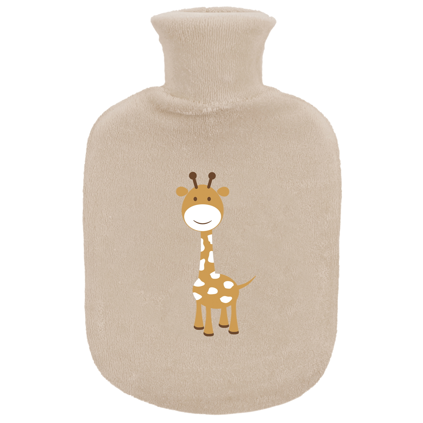 Gummibettflasche mit Frotteeüberzug Steppe