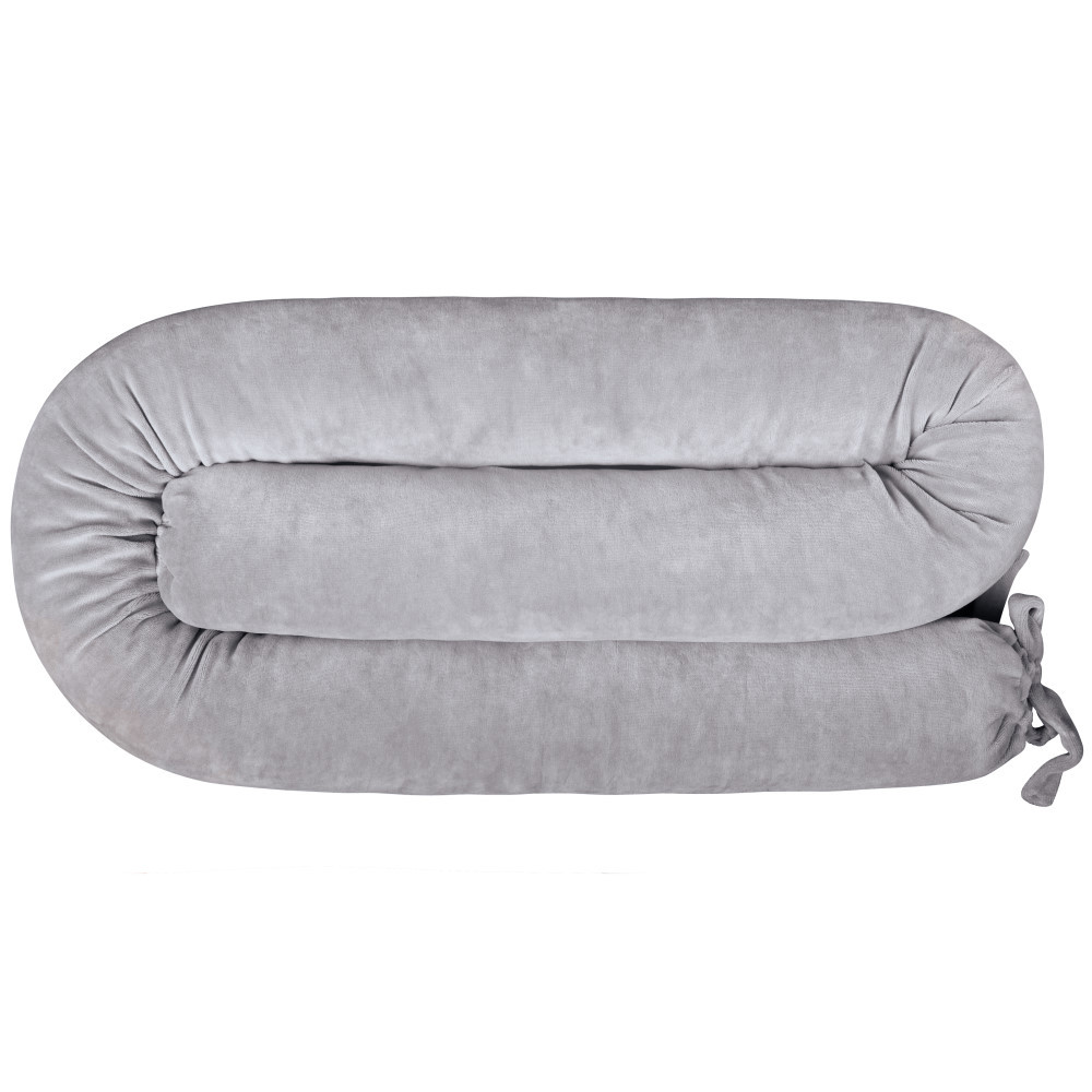 Nestchenrolle Samt Grau