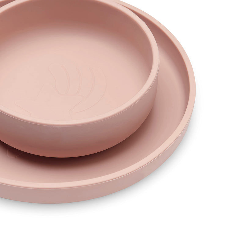 Geschirrset Silikon Pale Pink 4
