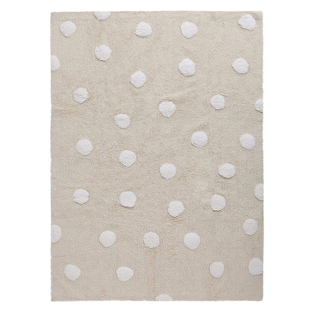 Teppich Polka Dots Beige