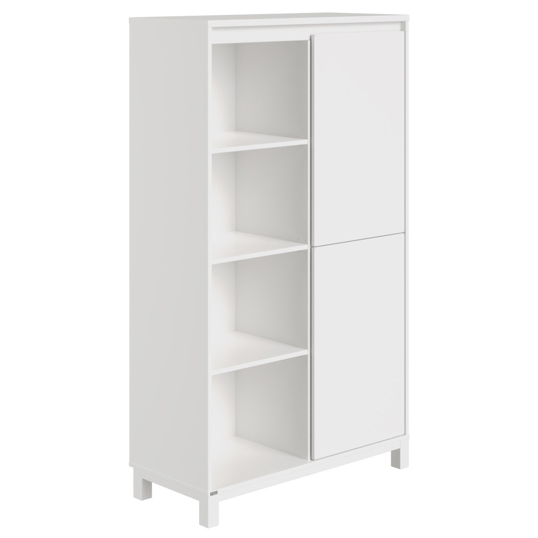 Regal Olli mit 2 Türen rechts Weiss