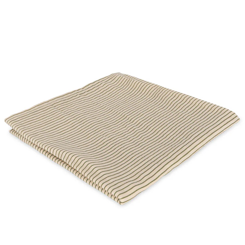 Grosses Musselin-Pucktuch Tea Stripe