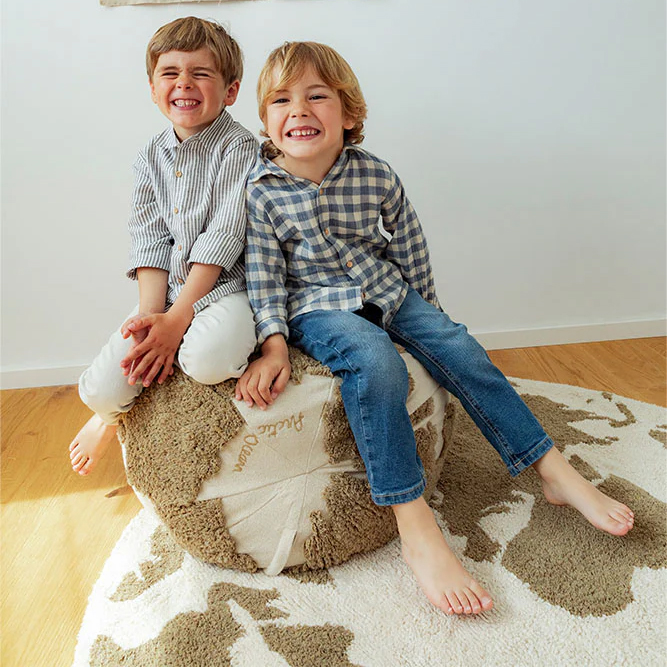 Sitzkissen Weltkarte Rugcycled #2