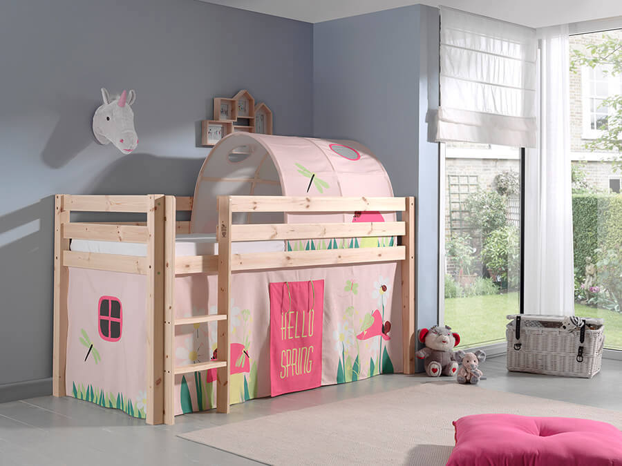 Halbhohes Bett Pino Natur 3