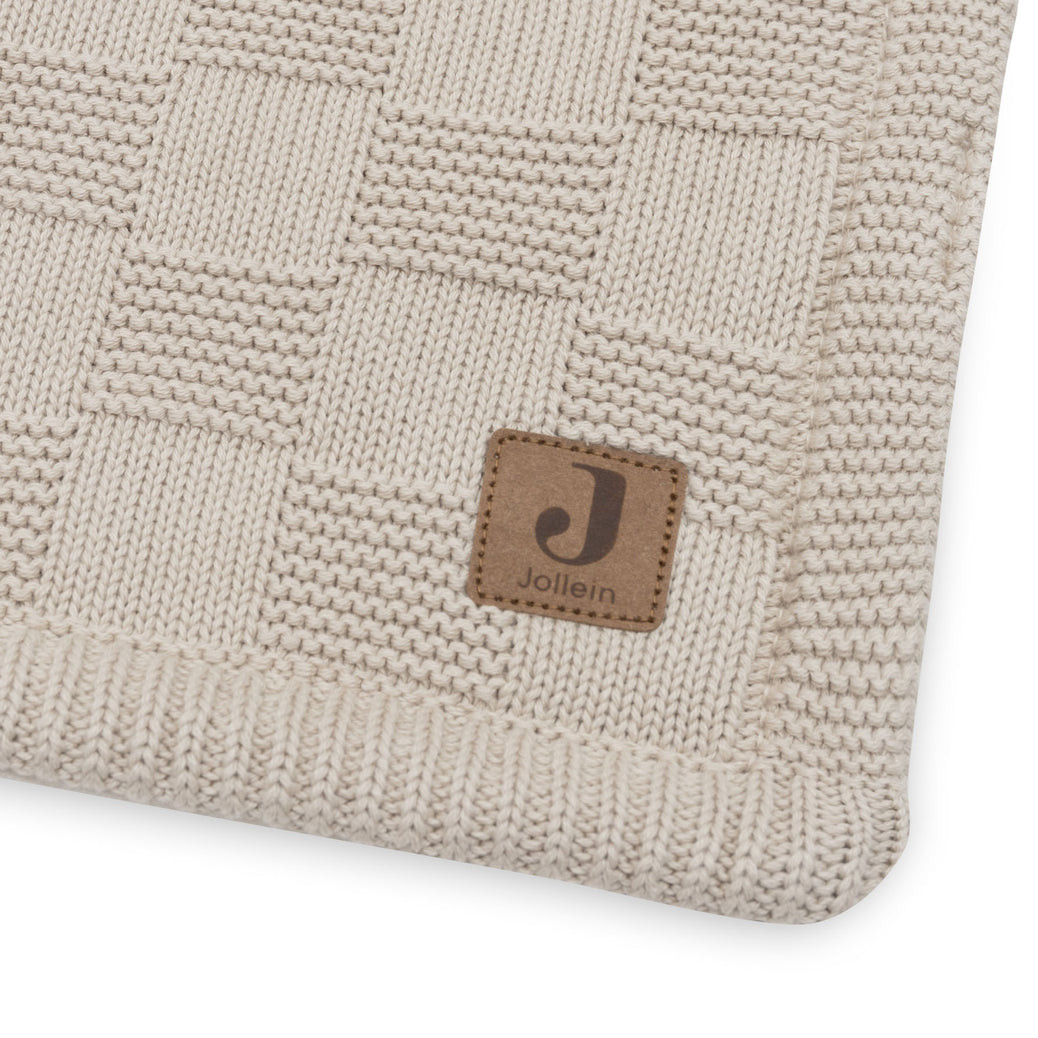 Decke Box Knit Velvet Warm Sand 6