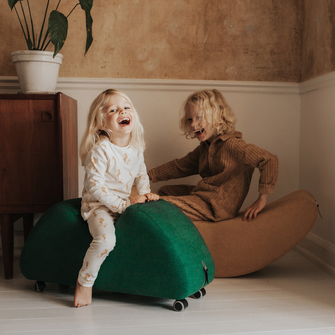 Hocker Rollon Grün 5