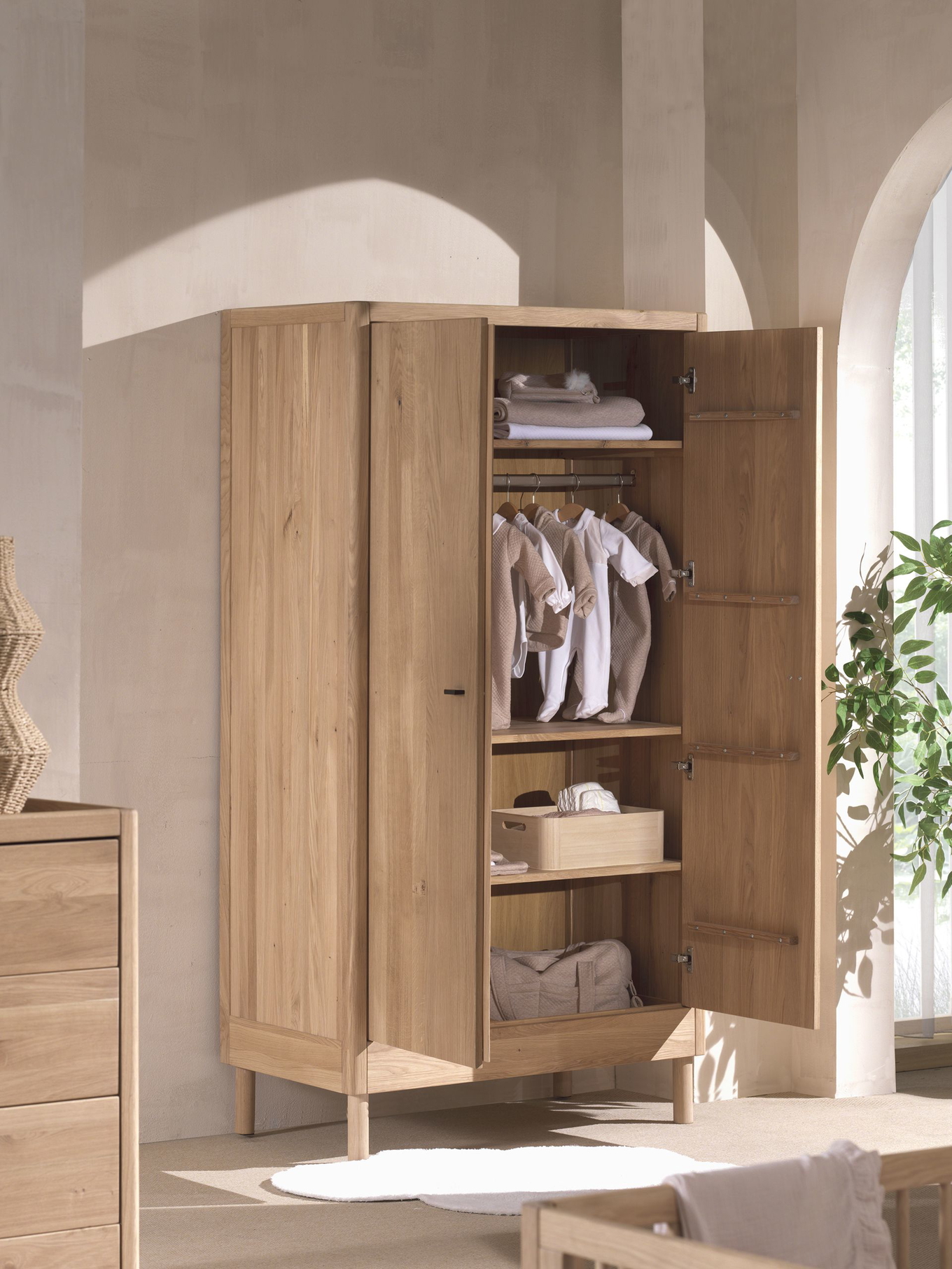 Kleiderschrank Forrest Holz 3