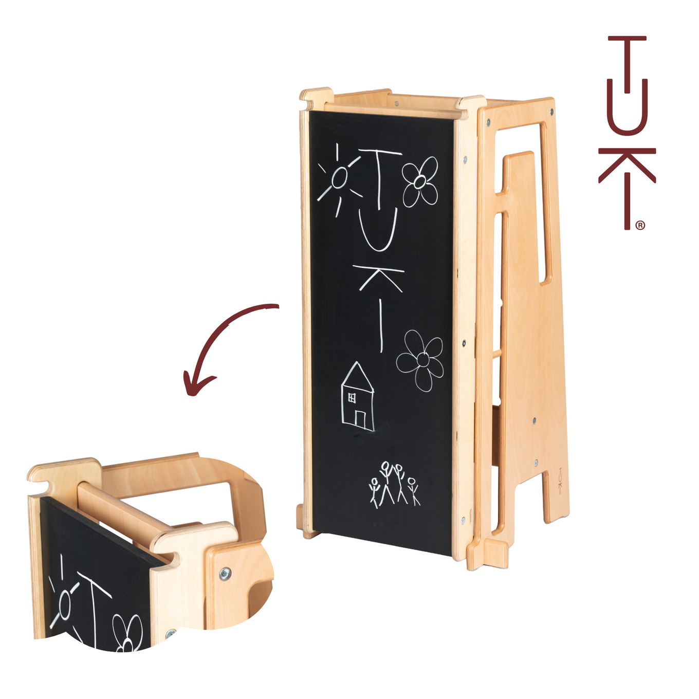 Rutsche mit Maltafel Tuki #2