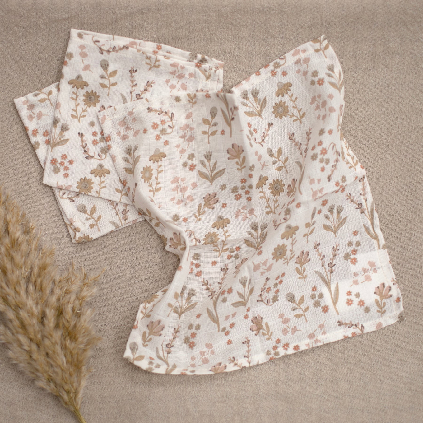 Spucktücher Bloomy Klein 3er Set 3