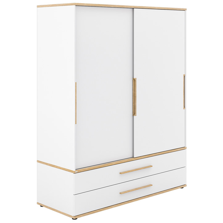 Kleiderschrank Yolanda mit Schiebetür, Breit