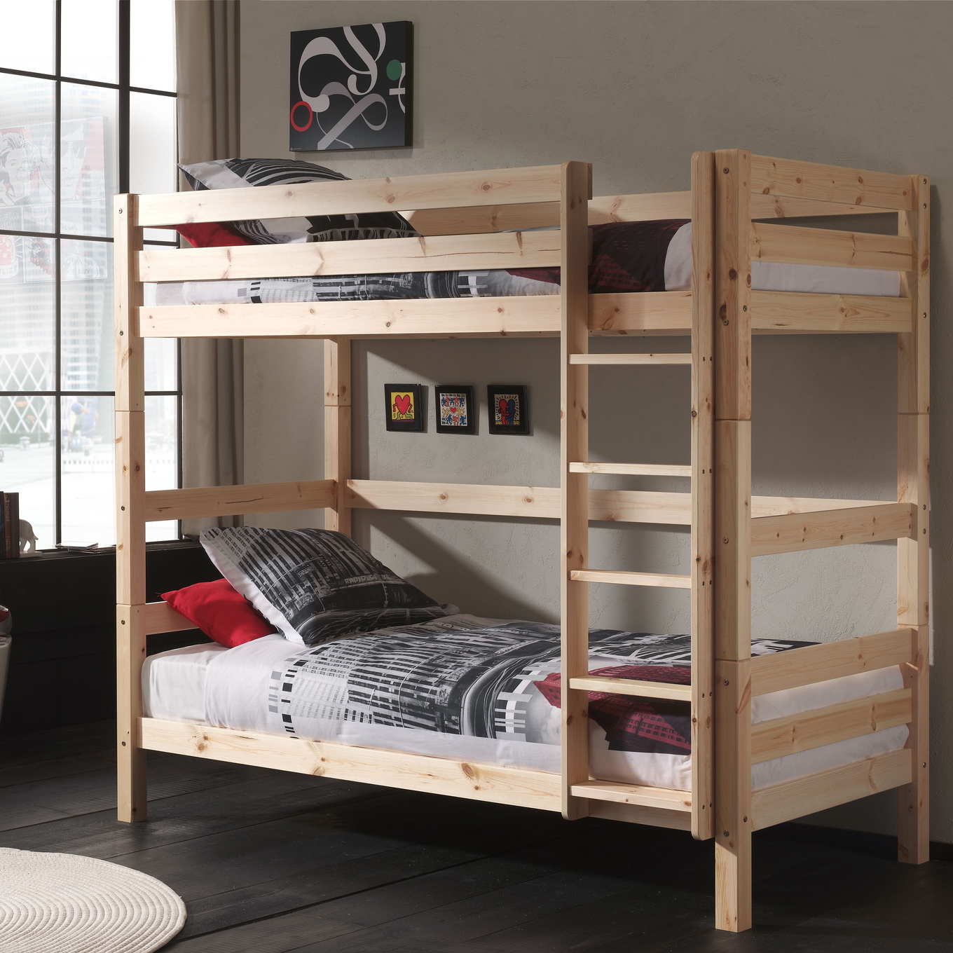 Etagenbett Pino 180 Natur 2